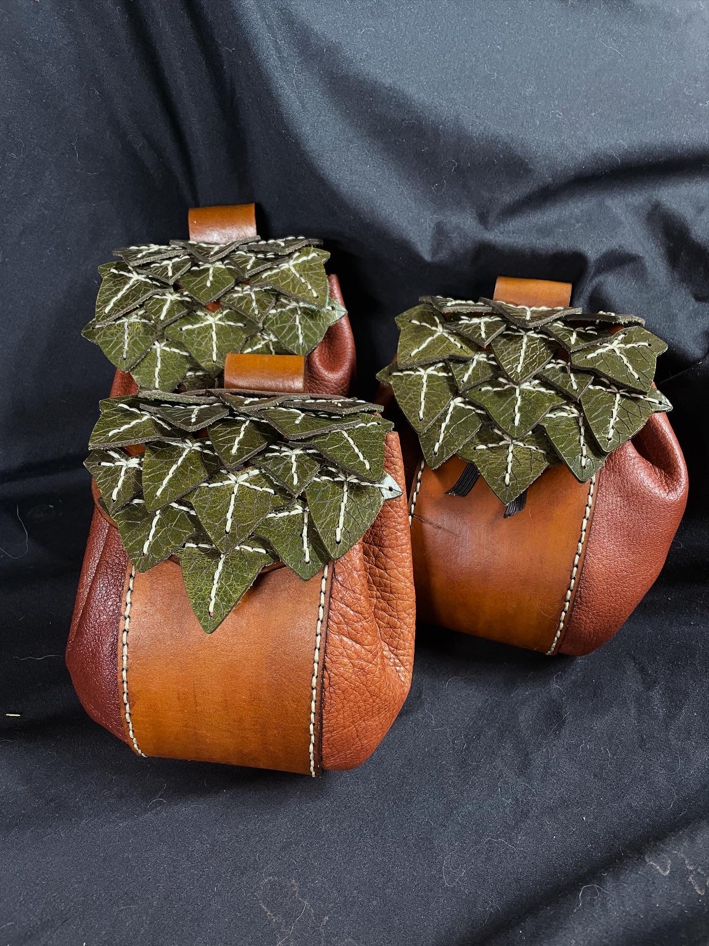 Druid leaf pouch