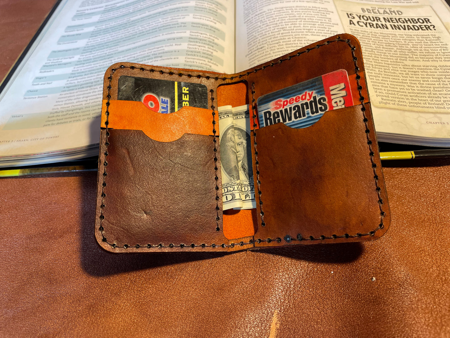 Vertical Bifold wallets