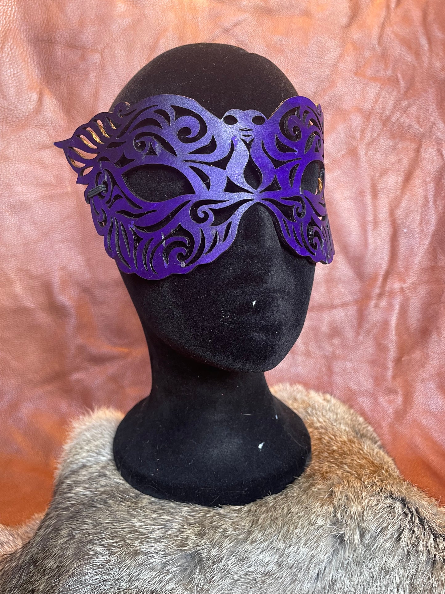 Leather Masquerade Mask